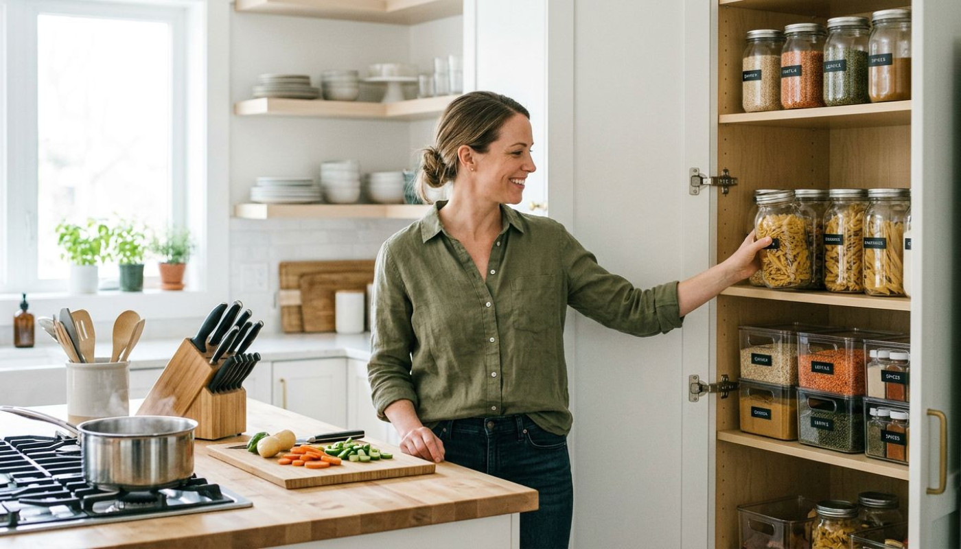 Le rangement, cet allié insoupçonné pour gagner du temps en cuisine